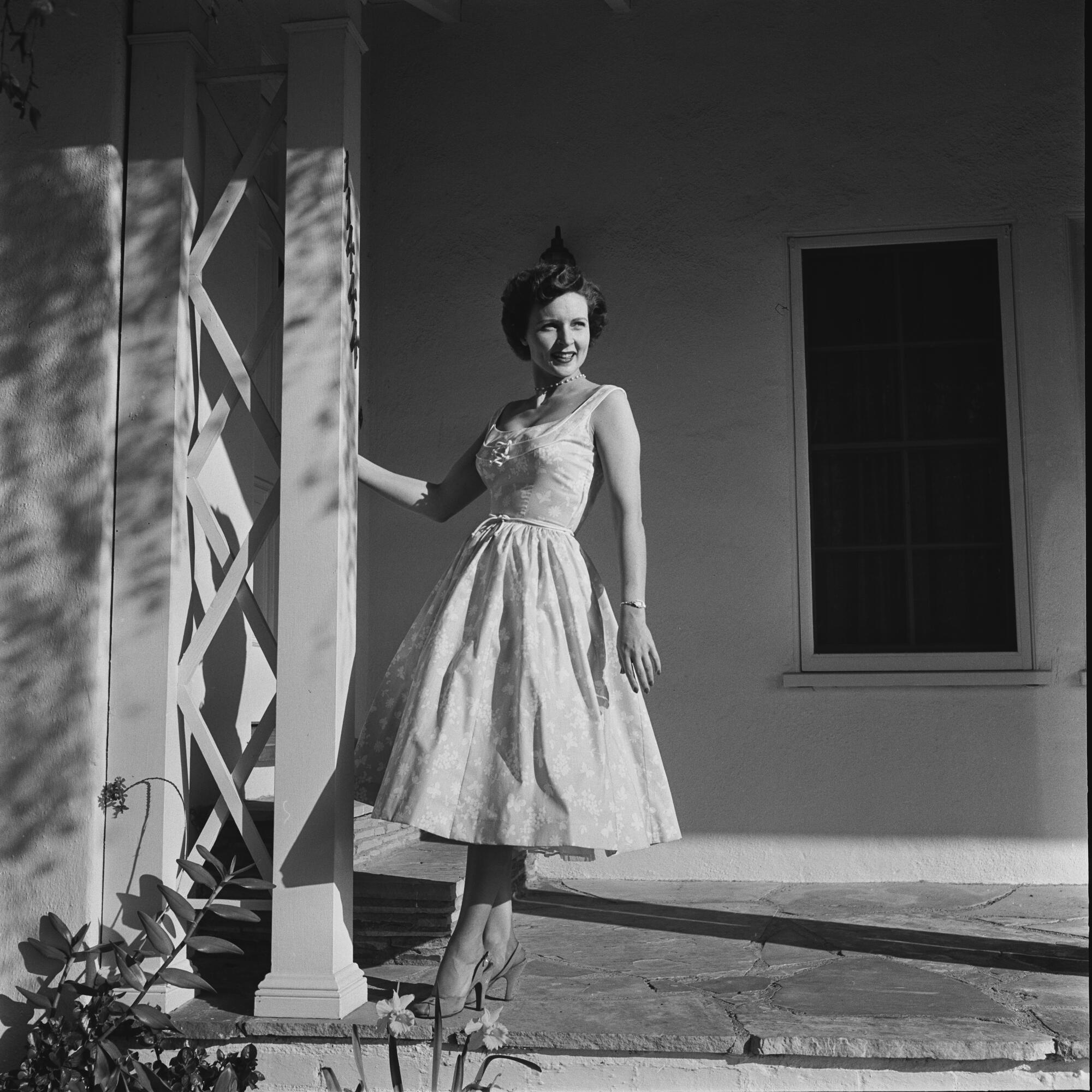 Betty White, shown March 22, 1954.