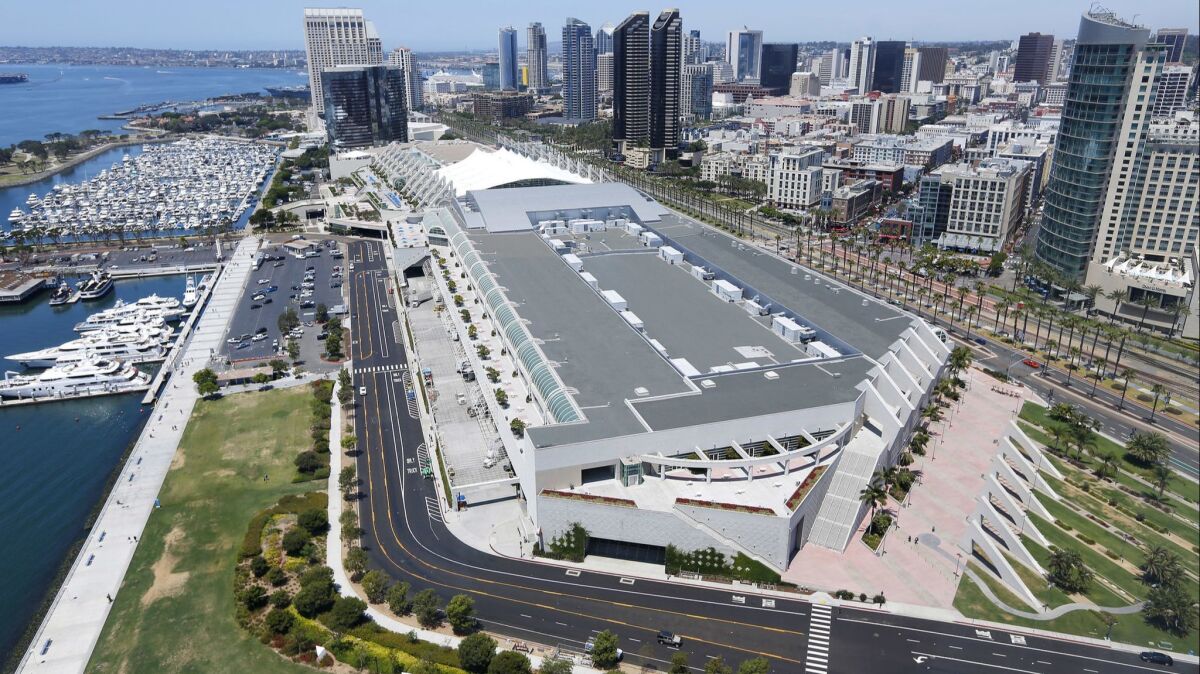 The citizens' initiative, backed by Yes! for a Better San Diego, would raise the city's hotel tax to finance an expansion of the city's bayfront convention center.