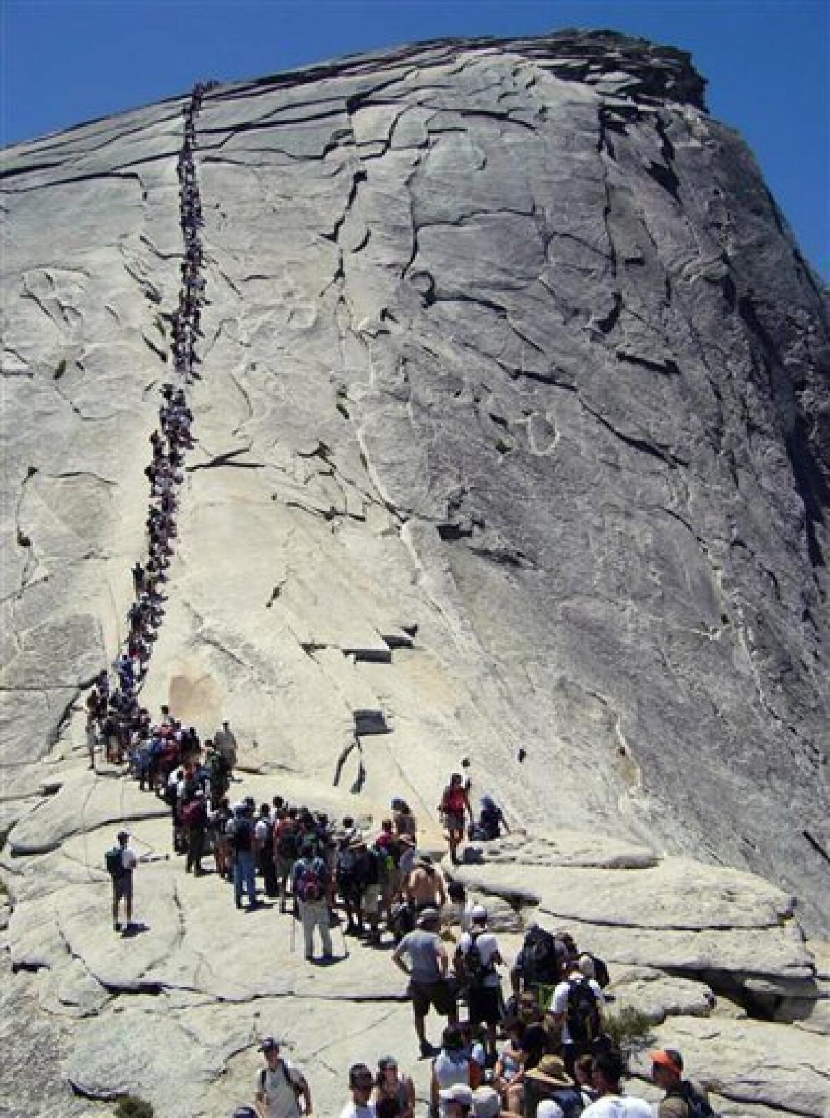 Yosemite plan means fewer hikers on Half Dome - The San Diego Union-Tribune