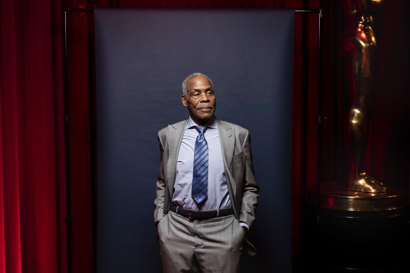 Beverly Hills, CA - December 16: Actor Danny Glover,75, is the 2022 Jean Hersholt Humanitarian Award recipient and is photographed at the Samuel Goldwyn Theater, in Beverly Hills, CA, Thursday, Dec. 16, 2021. The award, given for outstanding contributions to humanitarian causes, will be presented to Glover by the Academy of Motion Picture Arts and Sciences at the Governors Awards ceremonies in January. (Jay L. Clendenin / Los Angeles Times)