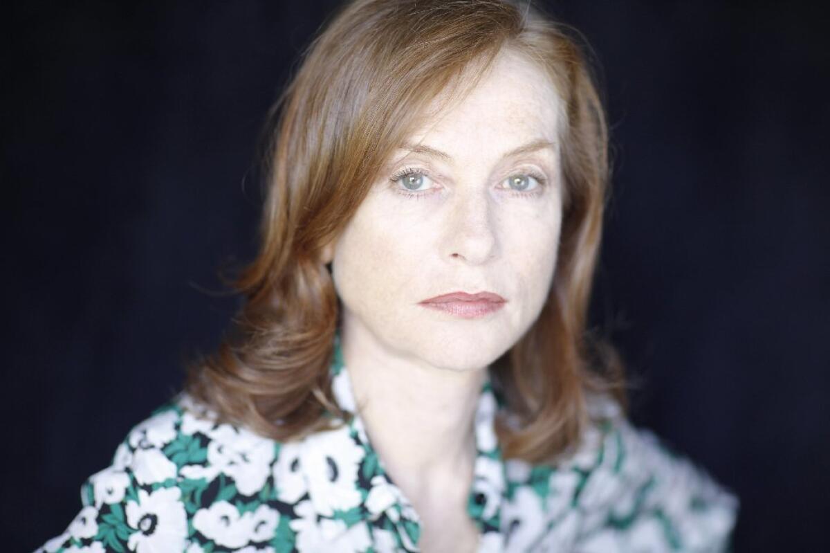 Isabelle Huppert has been nominated for an Oscar for her role in "Elle."