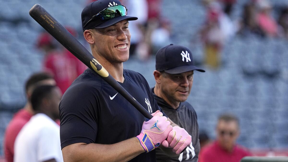 Yankees' Aaron Judge won't rule out repeating home run record in