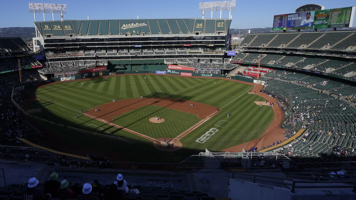 So the Oakland A's want to move into Dodger territory?