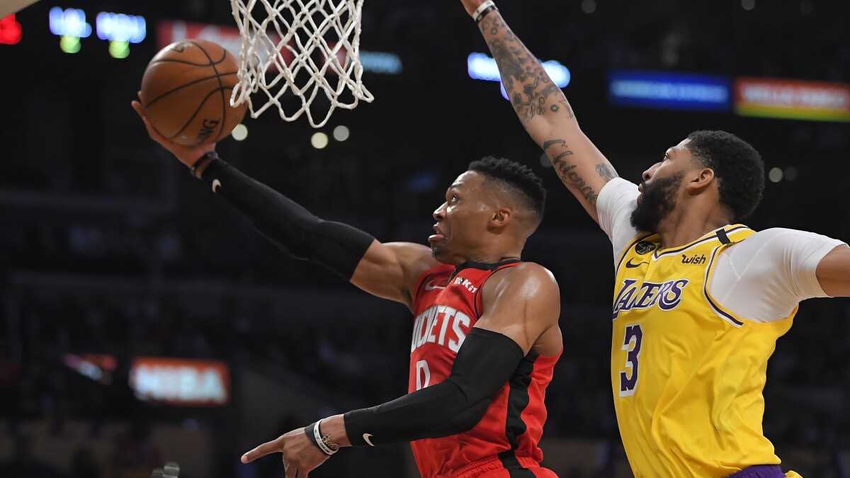 Rockets Small Ball Tests The Lakers Ability To Stretch And Defend Los Angeles Times