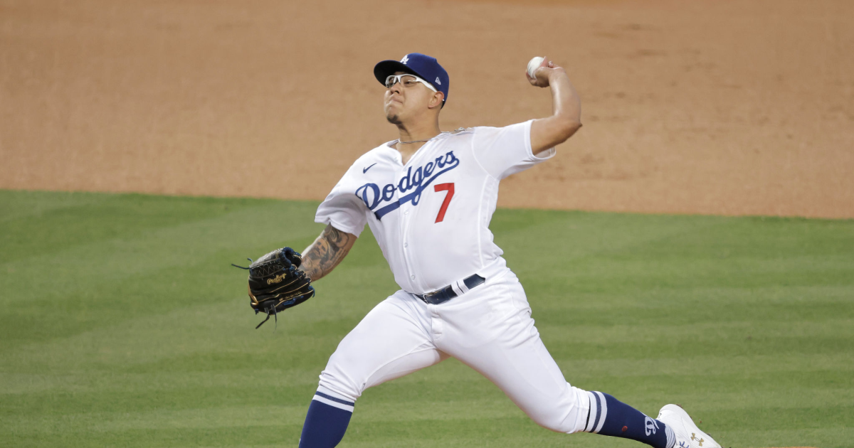 Julio Urías makes statement on mound as Dodgers hold off
