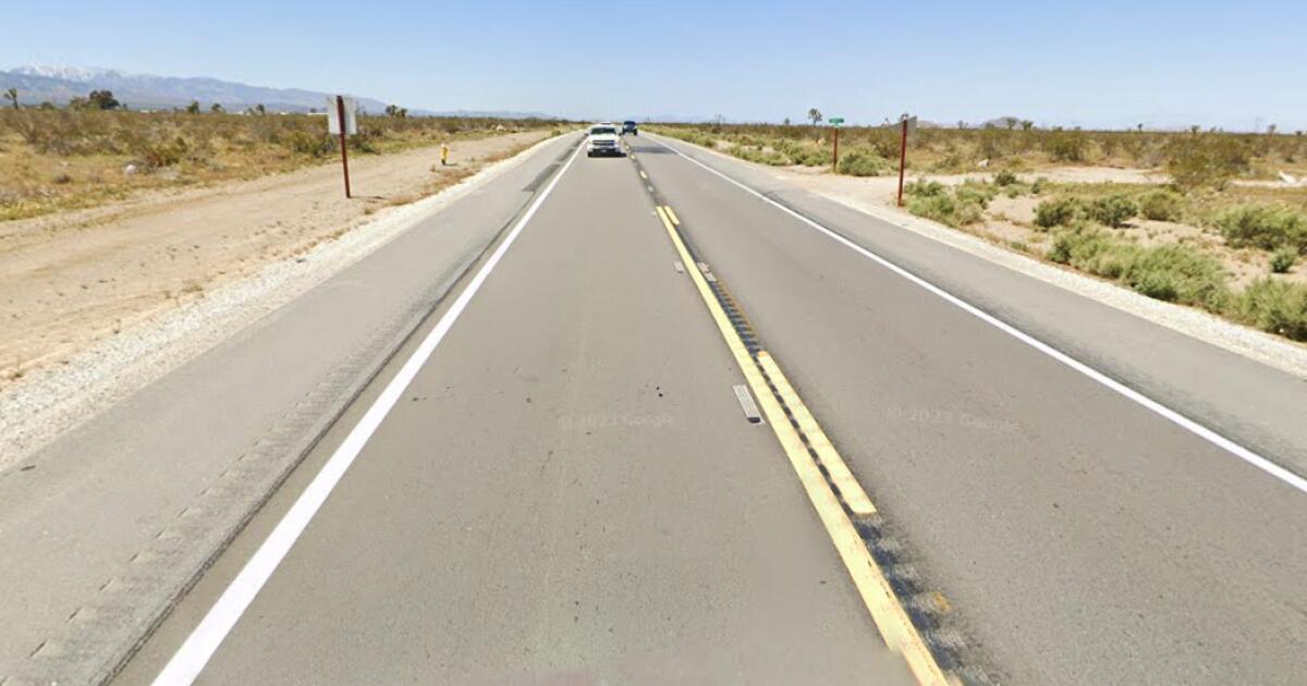Trois morts et quatre blessés dans un accident impliquant deux voitures dans le comté de San Bernardino