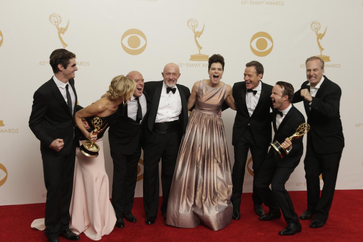 "Breaking Bad" had plenty of reasons to celebrate at the Emmys.