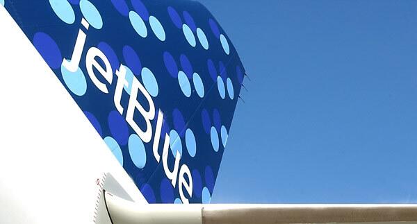 JetBlue's JetPaws program provides a pet carrier baggage tag, a travel petiquette guide and 300 TrueBlue points each way.
