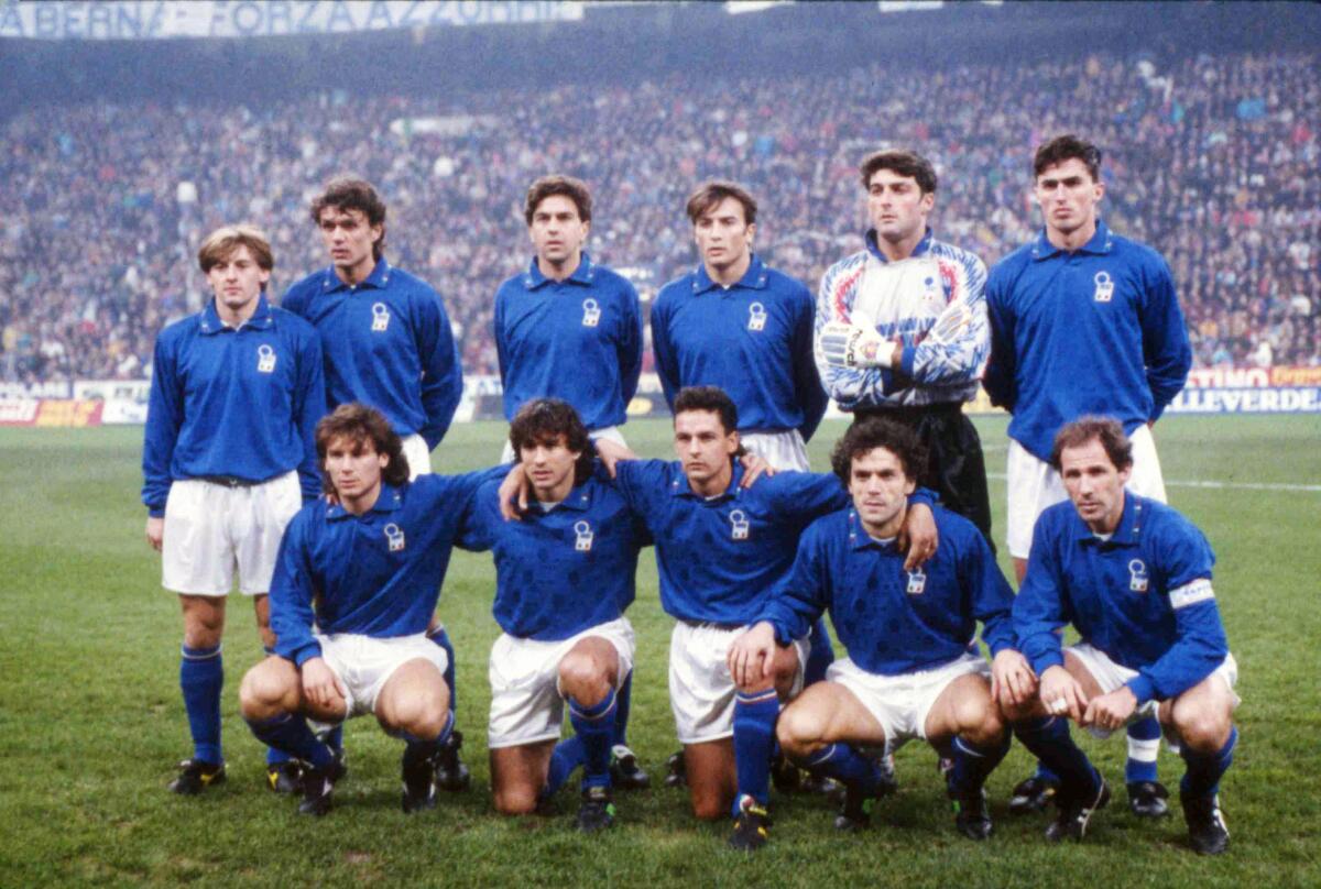 La selección italiana de 1994. De 