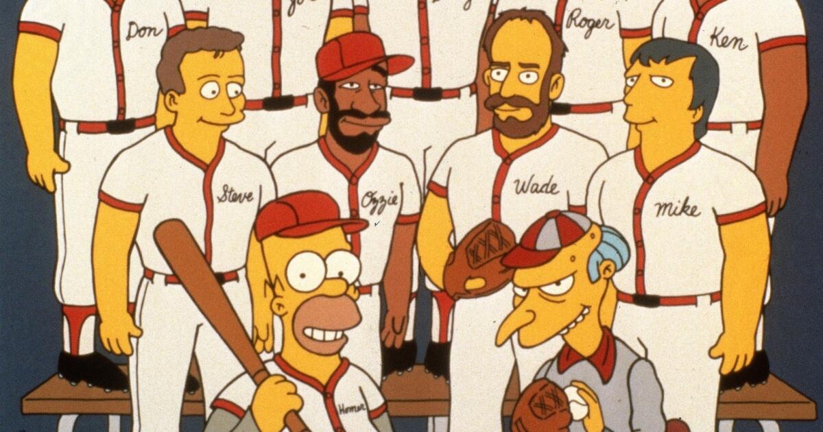 D'oh! Homer Simpson is headed to Baseball's Hall of Fame - Los Angeles Times