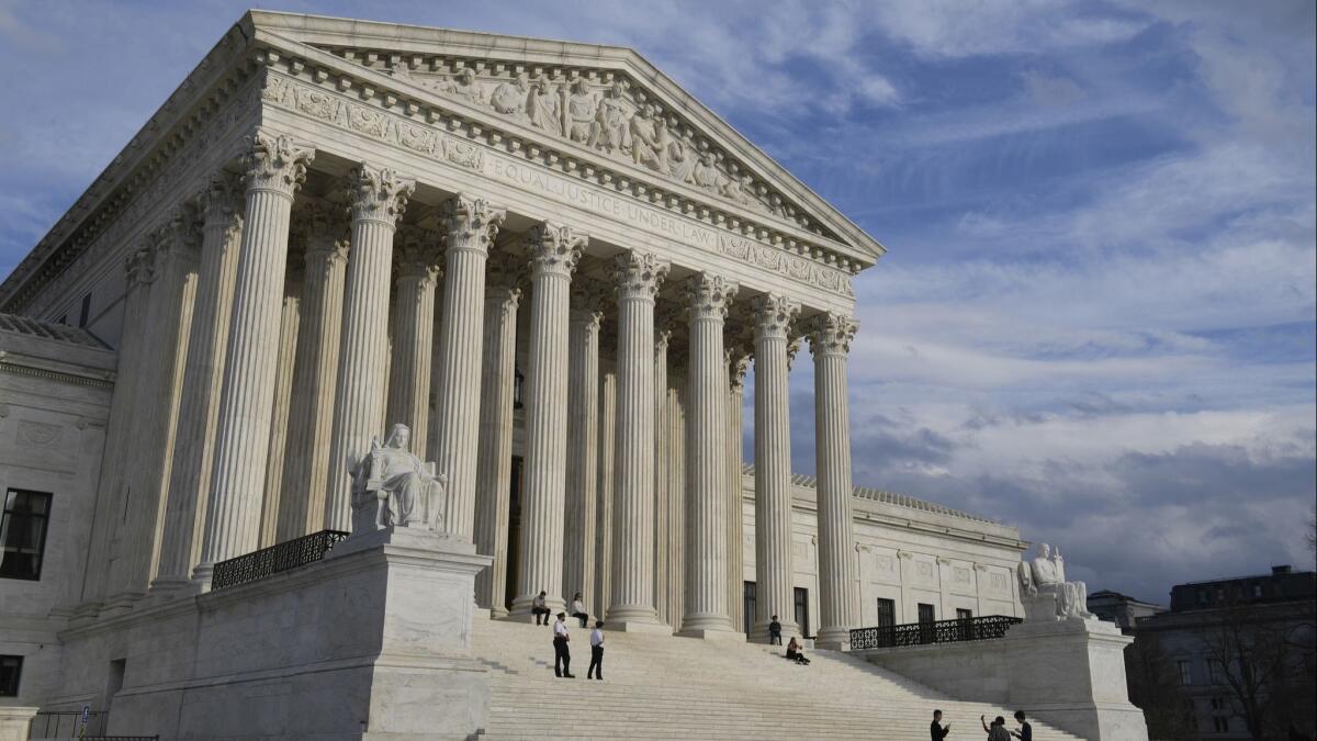 A view of the Supreme Court in Washington on March 15.