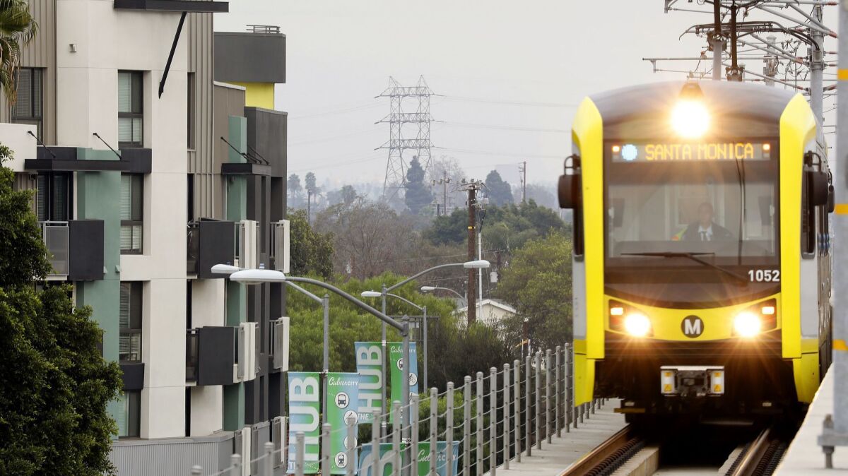 The L.A. City Council unanimously approved last year zoning changes to increase housing near five Expo Line stations on the Westside.