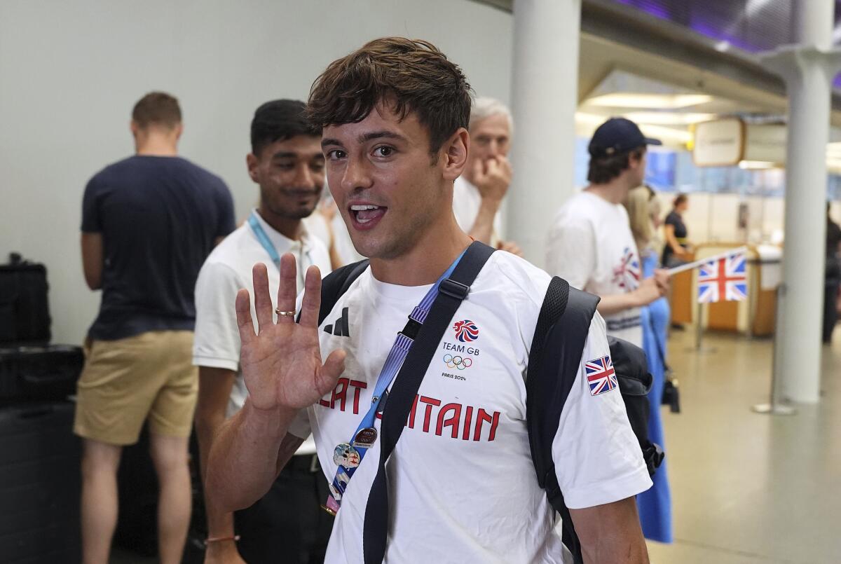 El británico Tom Daley llega en Euros 