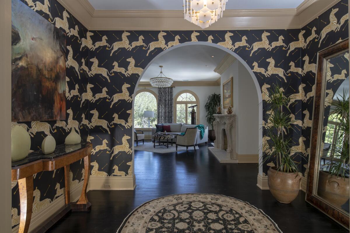 ALTADENA, CA - APRIL 12, 2018 --- Pasadena Showcase House - Second floor Master Bedroom designed by Gregory Parker and Paul Heintz. (Irfan Khan / Los Angeles Times)