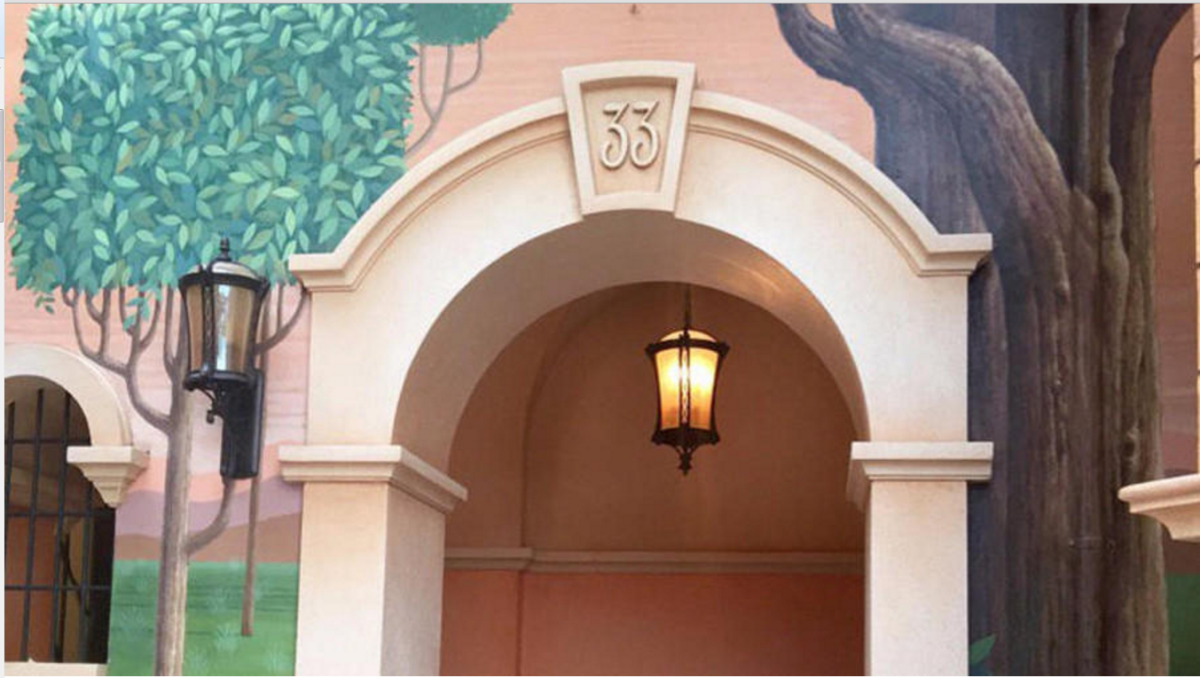 An entrance to the exclusive Club 33 at Shanghai Disney.