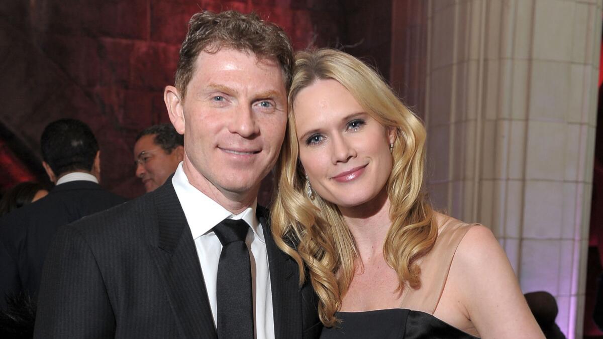Chef Bobby Flay and actress Stephanie March, photographed here in Dec. 6, 2010, have separated after 10 years of marriage.