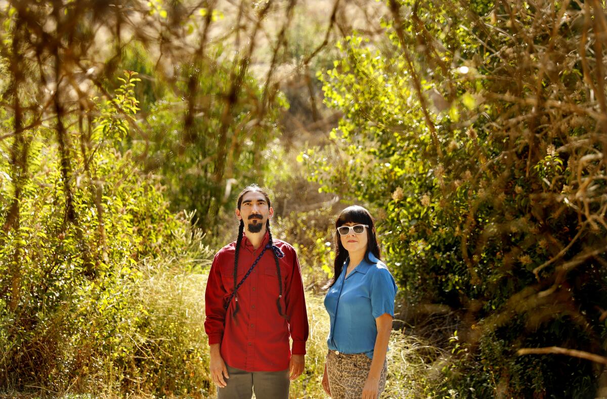 Artists Arturo Ernesto Romo and Sandra de la Loza 