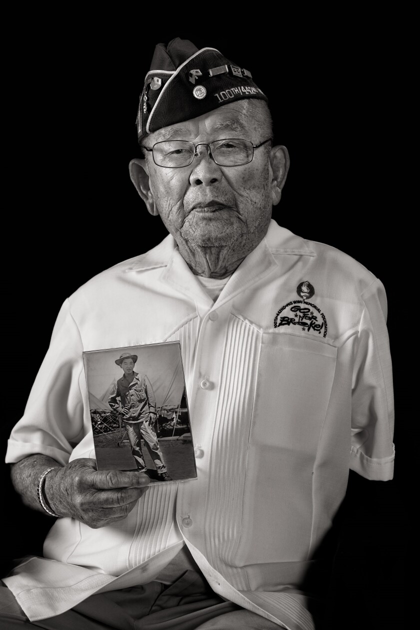 Noboru "Don" Seki photographed by Mickey Strand for the Veterans Project.