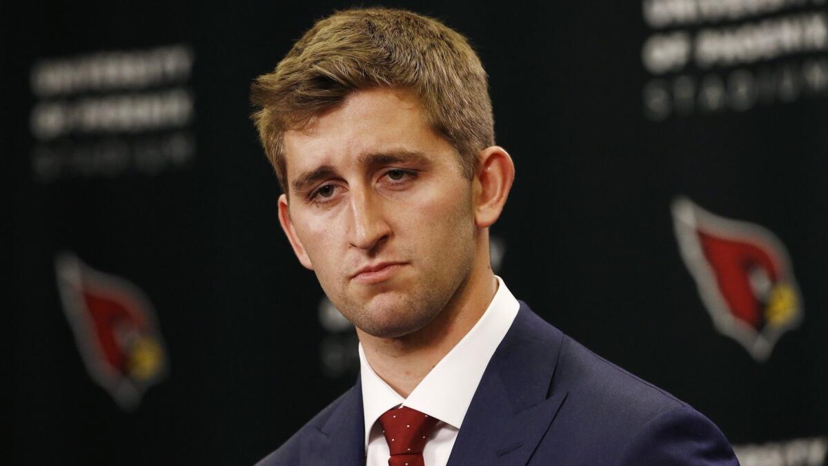 Former UCLA quarterback Josh Rosen was drafted by the Arizona Cardinals at No. 10 overall.