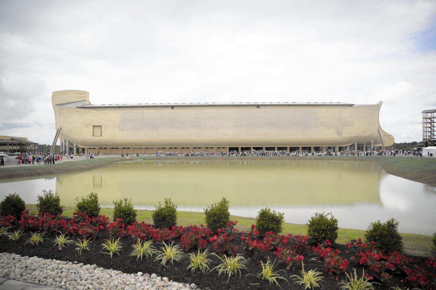 Ark Encounter is a 510-foot-long reproduction of Noah's Ark.