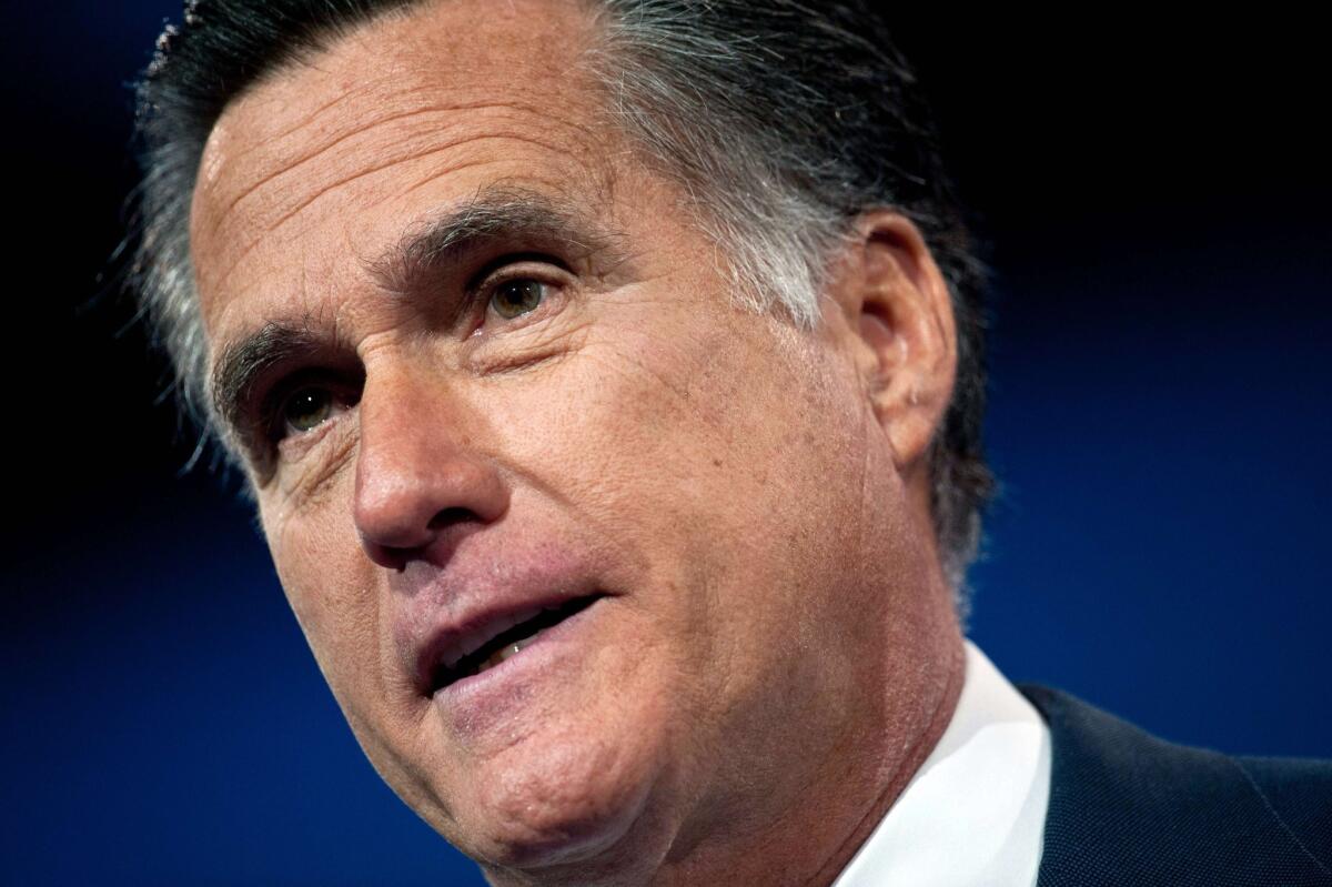 "I want to be president," Mitt Romney recently told a roomful of fundraisers in New York.