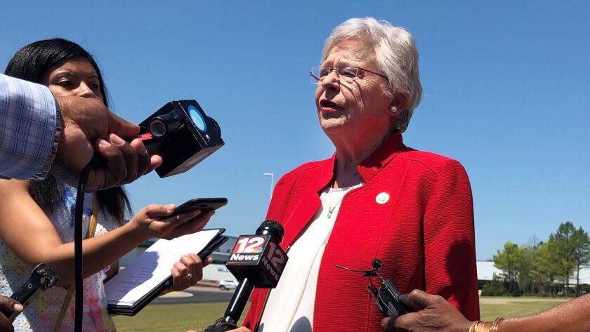 Alabama Gov. Kay Ivey cited "every life" as a "sacred gift from God" as she signed into a law a near-total state ban on abortions. So why is she overseeing such a horrid death penalty system?