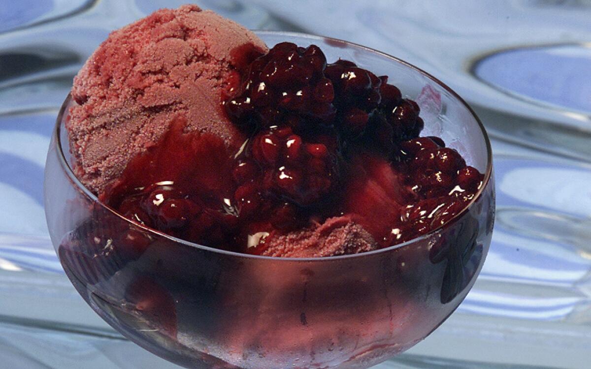 Boysenberry ice cream