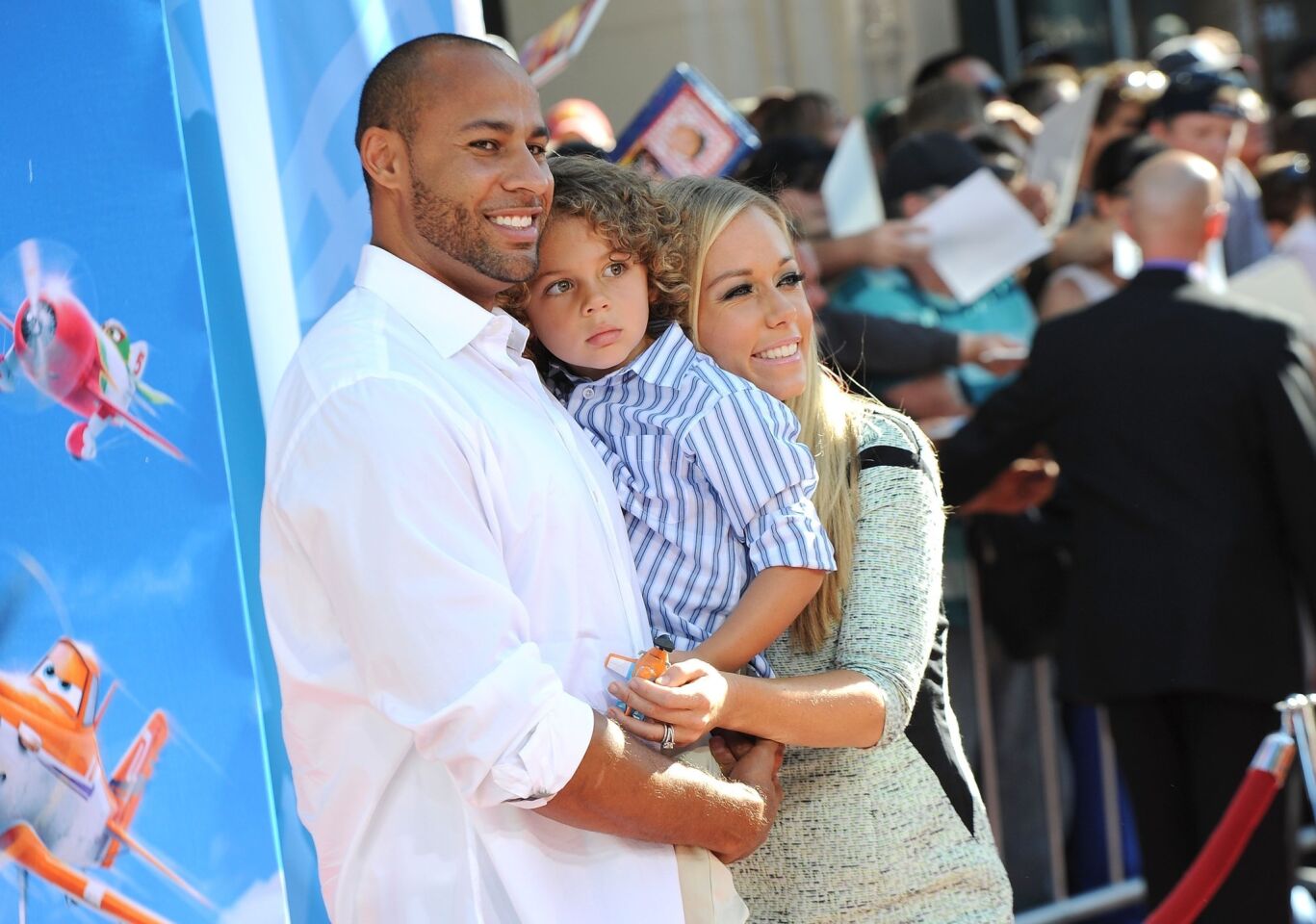 Kendra Wilkinson and former NFL player Hank Baskett are expecting another child. "We're at that point in our lives where everywhere we look, we're 100%," Wilkinson told HLN in September. "Now we know it's time to have another child. Last year, we were 50%, a couple of months ago we were 60%, and now we're 100%. We're really happy and that's the time to have a child -- when you're happy." The duo are already parents to Hank Baskett IV, pictured, who is almost 4 years old. They tied the knot in June 2009.