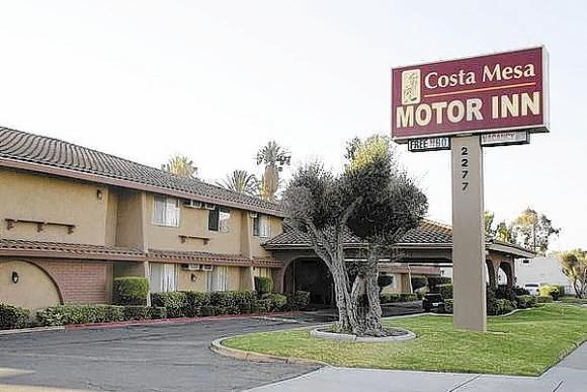 The Costa Mesa Motor Inn generated 568 calls for police service in 2012 -- the most of any motel or hotel property in Costa Mesa, records show.