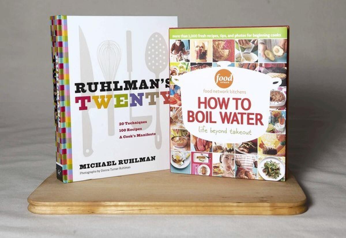 "Ruhlman's Twenty" by Michael Ruhman and Food Network's "How to Boil Water."