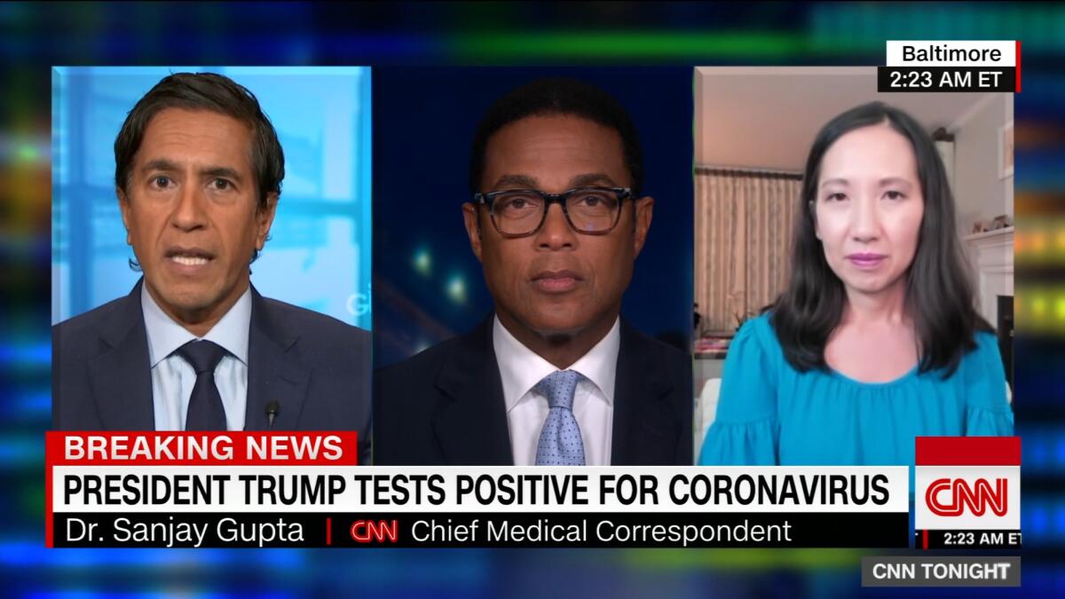 Dr. Sanjay Gupta, CNN host Don Lemon and Dr. Leana Wen 