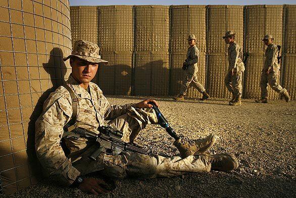 Afghanistan: Marine back on duty