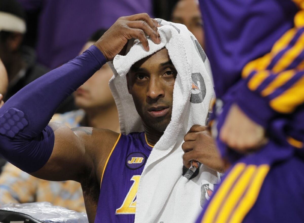 Kobe Bryant has 13 technical fouls this season; three more and he would face a one-game suspension.