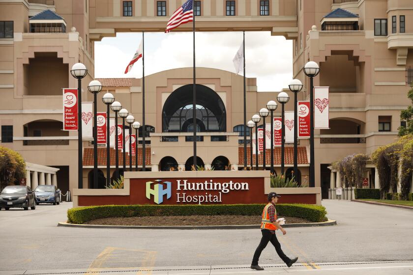 THOUSAND OAKS, CA - MARCH 25, 2020 Huntington Memorial Hospital in Pasadena as Dr. Michael R. Wasserman, Geriatrician, and President of the California Association of Long Term Care Medicine talks about fears of spread of COVID-19 coronavirus in nursing homes and refusing to let elderly residents return to the nursing home from hospitals if they can't show negative coronavirus tests. (Al Seib / Los Angeles Times)