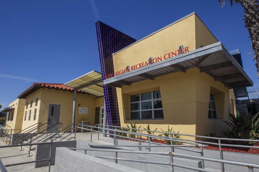 The City Heights Recreation center swimming pool has been closed for two years. It will finally get a $250,000 bandaid to get it through the summer then is scheduled to be replaced at a cost of $4 million. It was photographed on Thursday March 5, 2020.