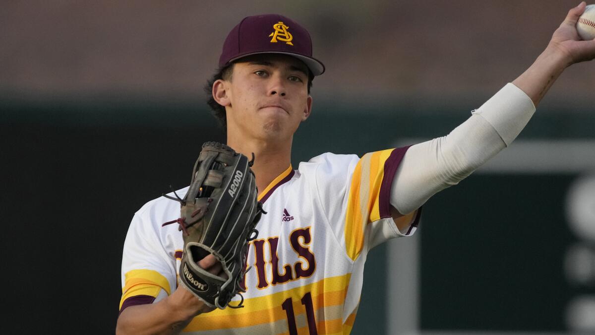 Arizona State outfielder Kien Vu played at Point Loma High School.