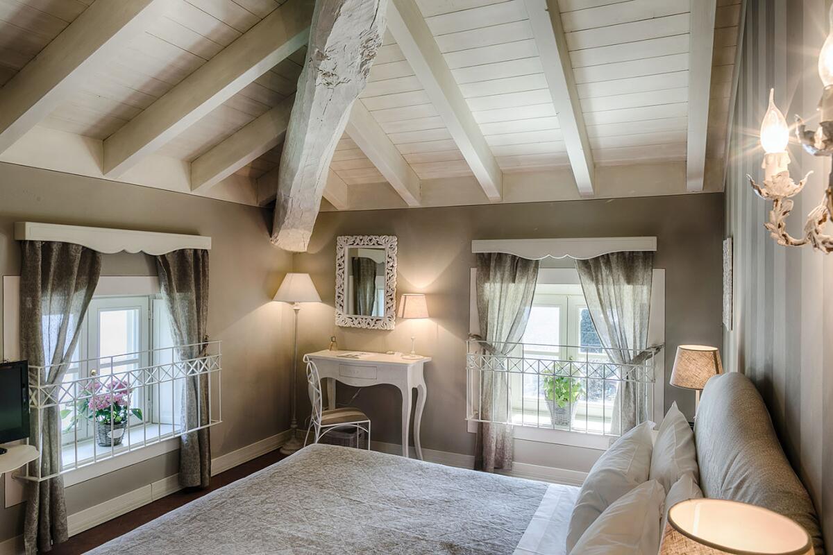 A master suite at the Villa Vittoria.