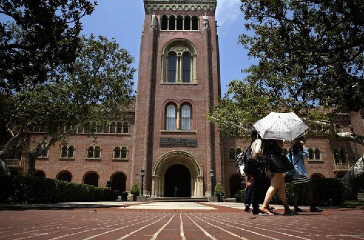 A newly published list of the top 400 American charities ranked by donations received in 2011-12 places USC at No. 30. Its Bovard Administration Building is pictured. The top arts and culture fundraiser was the Smithsonian Institution, at No. 95.
