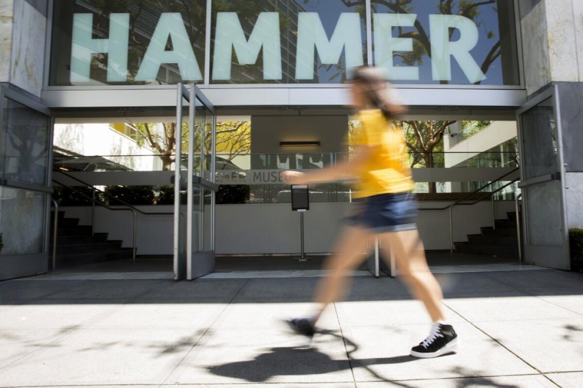 The exterior of the Hammer Museum in Westwood.