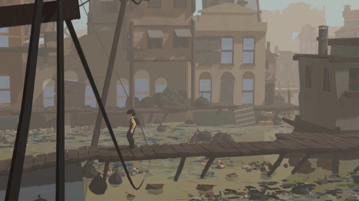 "Plasticity" was developed as part of USC's games program and is available for free download on Steam. The game puts a hopeful spin on climate despair.