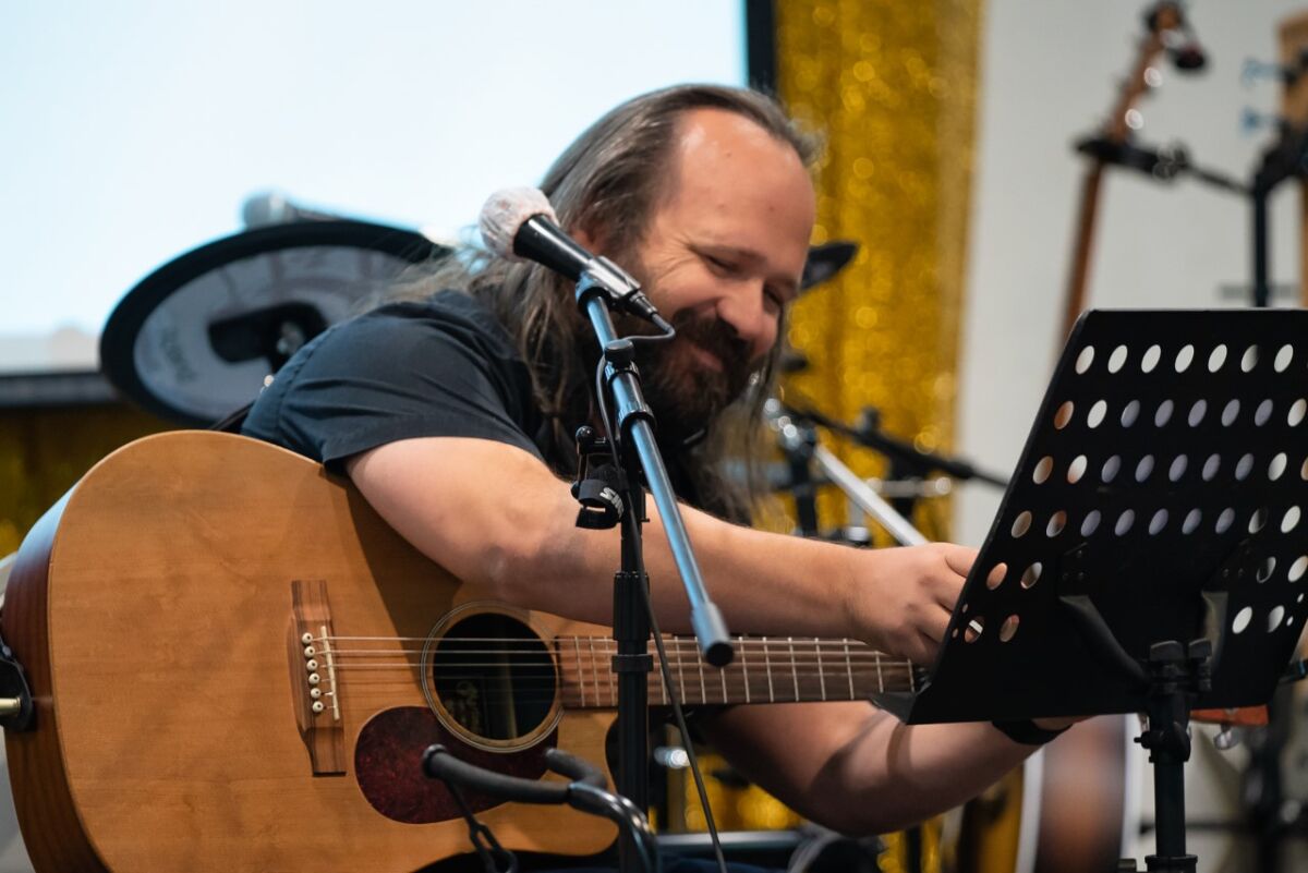 James Boyden, a U.S. Air Force veteran at last year's performance.