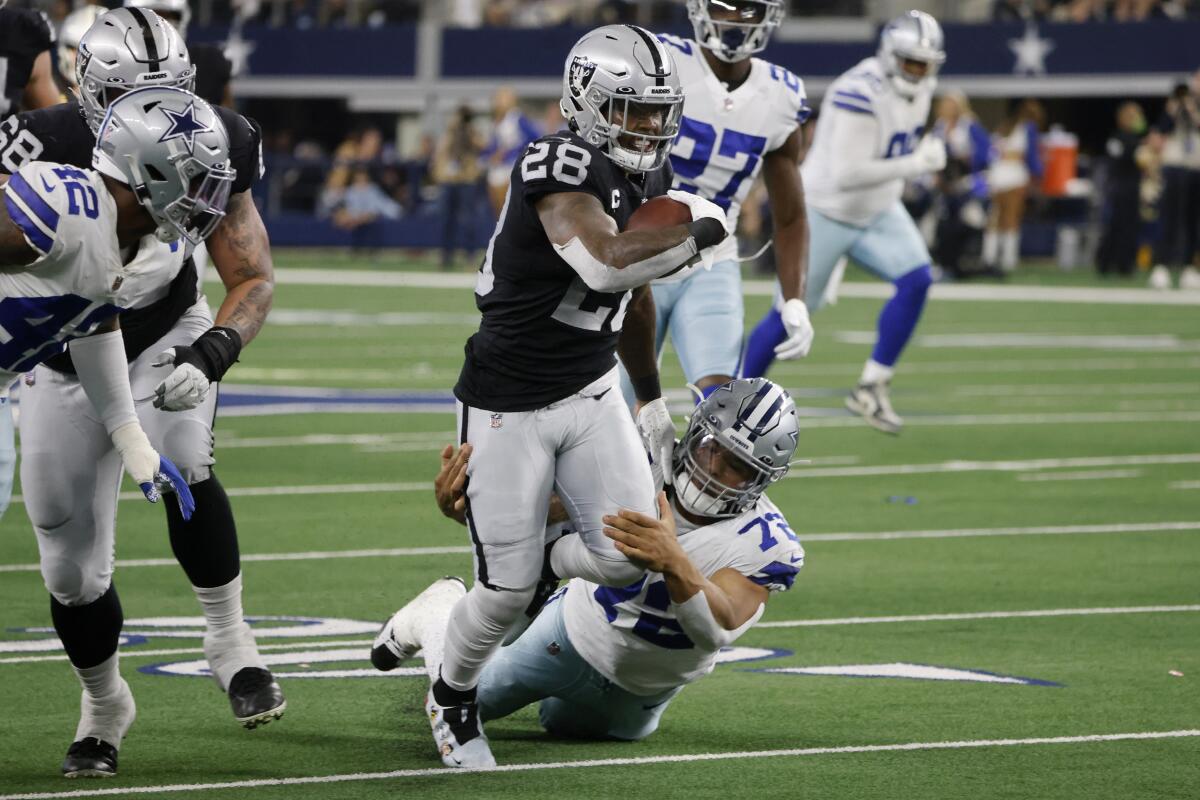 Raiders 36-33 Cowboys: Raiders vs Cowboys: Thanksgiving Football