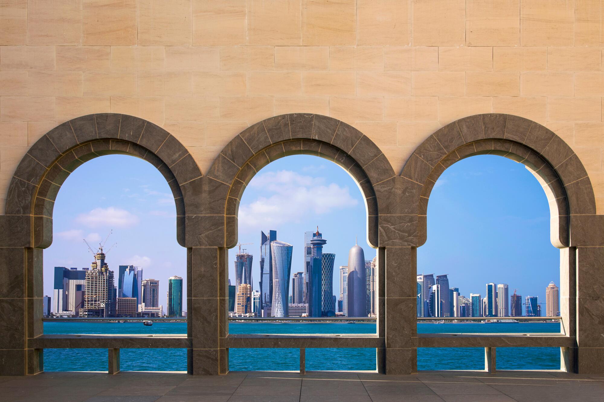 A view in Qatar