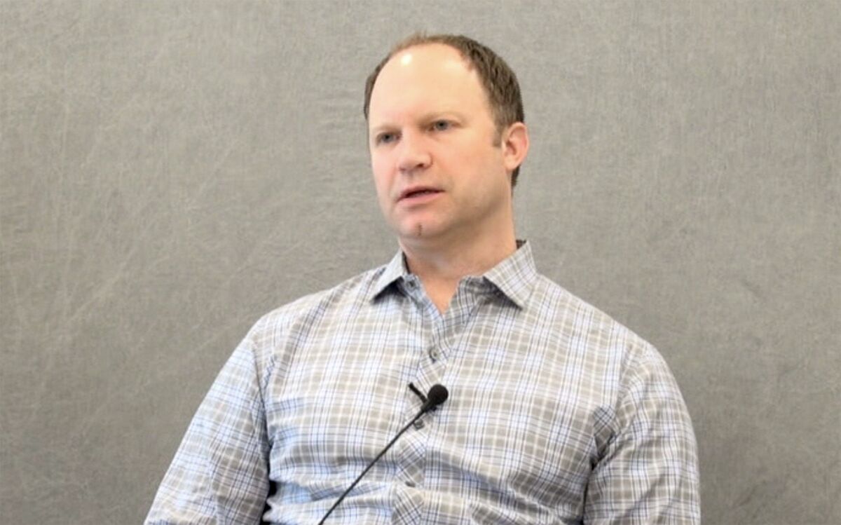 Dr. Bradley Hay testifies at a deposition in a lawsuit against UC San Diego Medical Center.