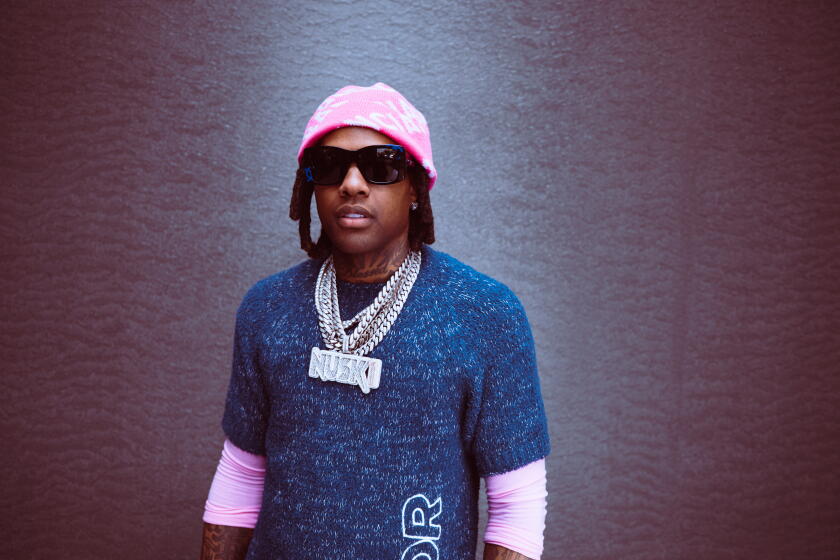 Image 15: Lil Durk in Los Angeles on May 23, 2023. (Annie Noelker / For The Times)