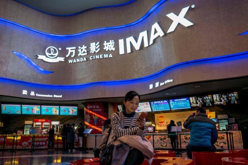 A Wanda Imax cinema location in the Hubei Province of China. Dalian Wanda Group has committed to adding 150 Imax screens to its theater circuit.