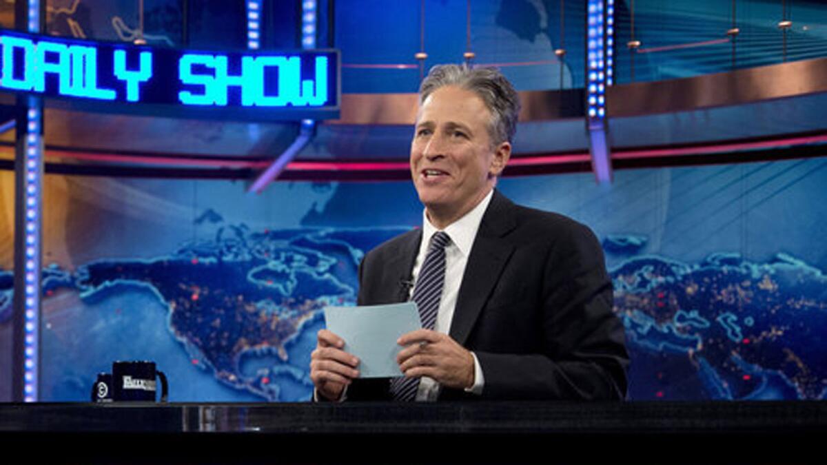 Jon Stewart has come under fire by One Direction fans unhappy with a skit on terrorism that mentioned the group.