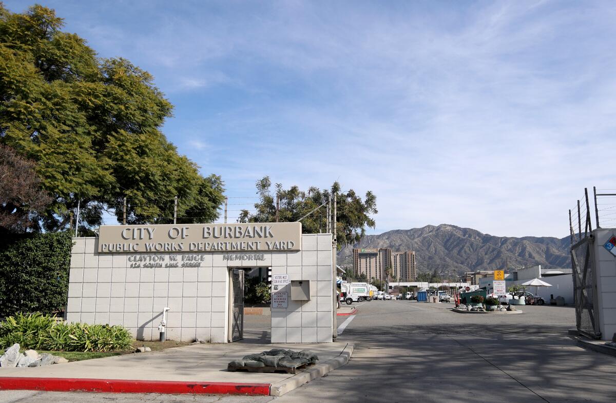 The current city of Burbank Public Works Department Yard is in the 100 block of South Lake Street in Burbank.