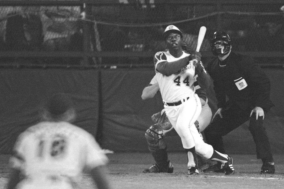 1974 Hank Aaron Atlanta Braves Home Run #714 news clip 