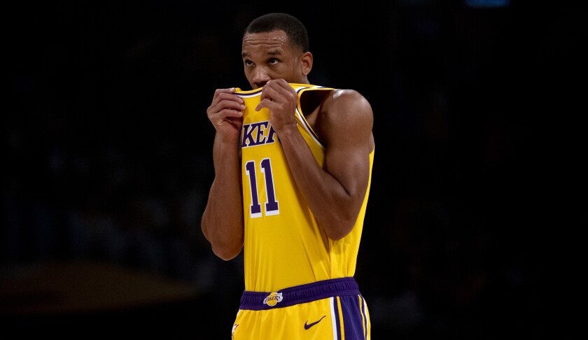 Lakers guard Avery Bradley has been in the starting lineup for every game in which he has played.